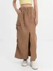 Бронзовый юбка  женская карго летняя