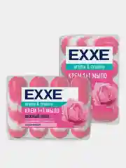 Крем-мыло 1+1 EXXE "Нежный пион", 4 штуки по 90 г