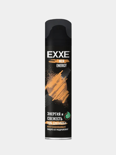 Гель для бритья EXXE MEN ENERGY "Энергия и свежесть", восстанавливающий, 200 мл