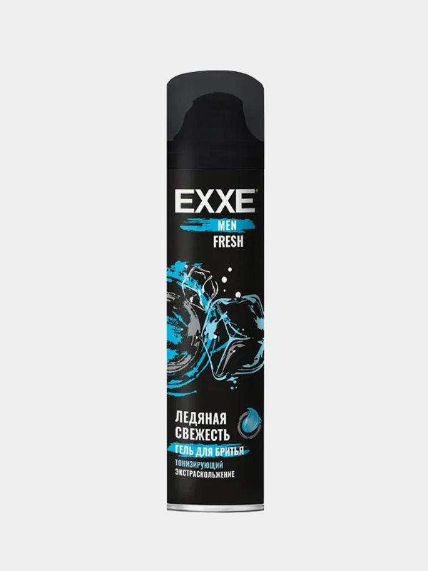 Гель для бритья EXXE MEN FRESH "Ледяная свежесть", тонизирующий, 200 мл