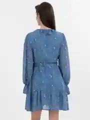Небесно-голубой платье