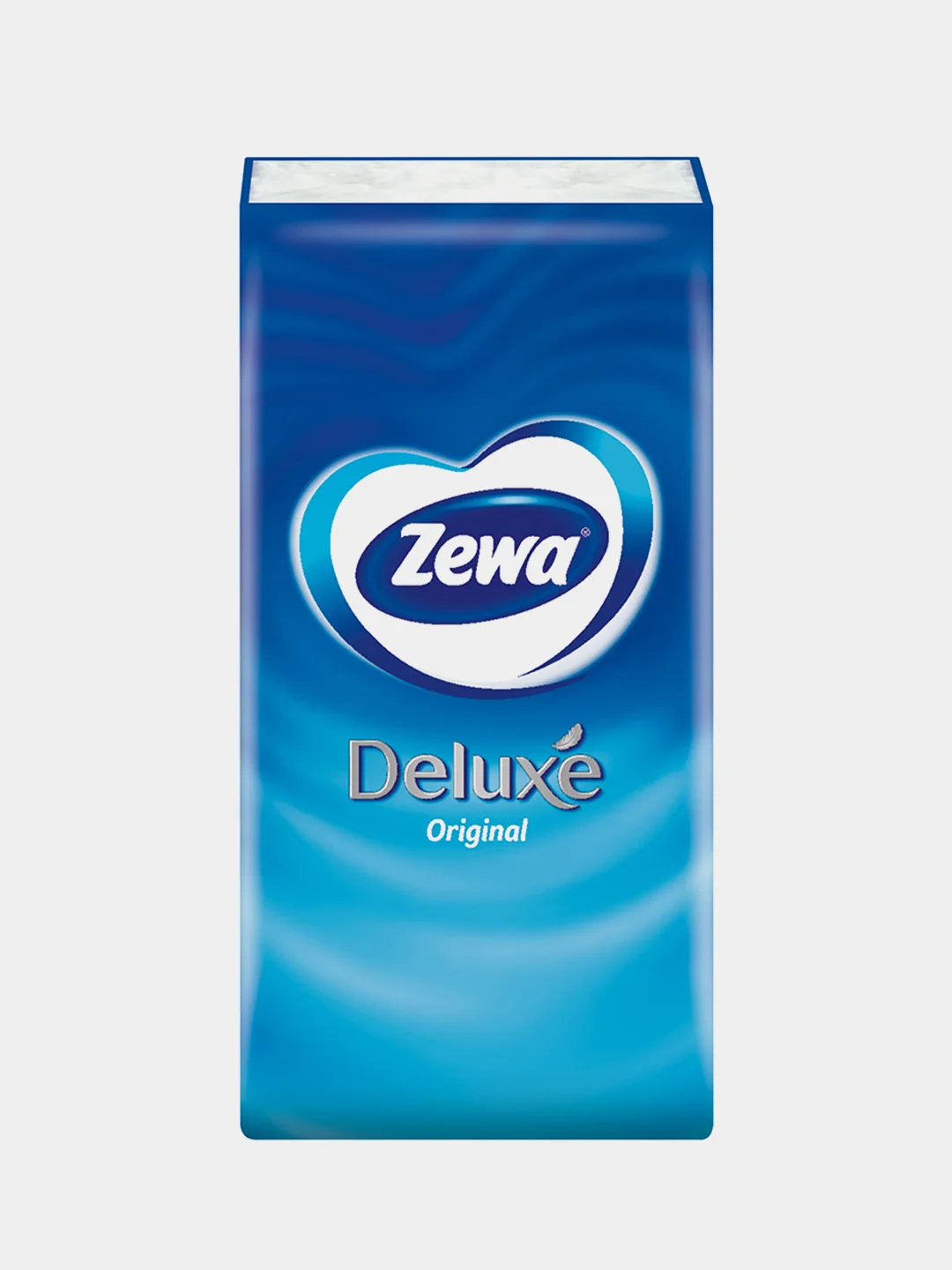 Платочки бумажные Zewa Deluxe,носовые, 3 слоя, 10 упаковок по 10 штук