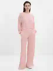 Бордовый костюм женский в полоску