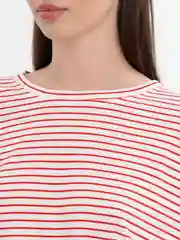 Бордовый костюм женский в полоску