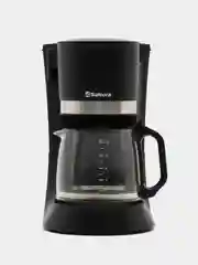 Черный кофеварка капельная электрическая Sakura SA-6117BK, 1,2 л