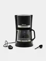 Черный кофеварка капельная электрическая Sakura SA-6117BK, 1,2 л