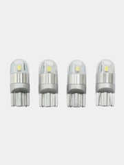 Светодиодные LED габаритные лампочки лампы/огни/габаритки T10/W5W, белый цвет 6 - 16 V