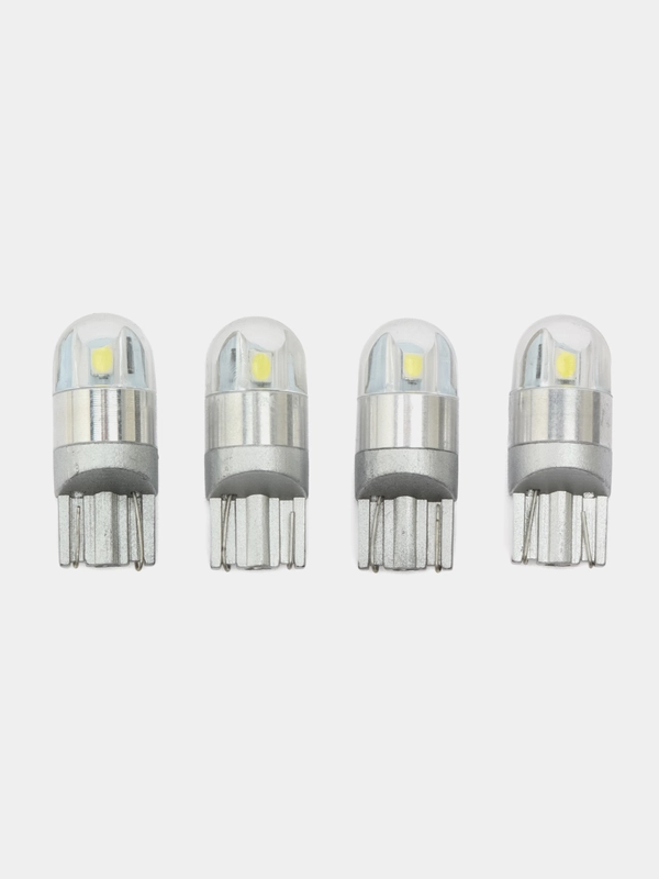 Светодиодные LED габаритные лампочки лампы/огни/габаритки T10/W5W, белый цвет 6 - 16 V