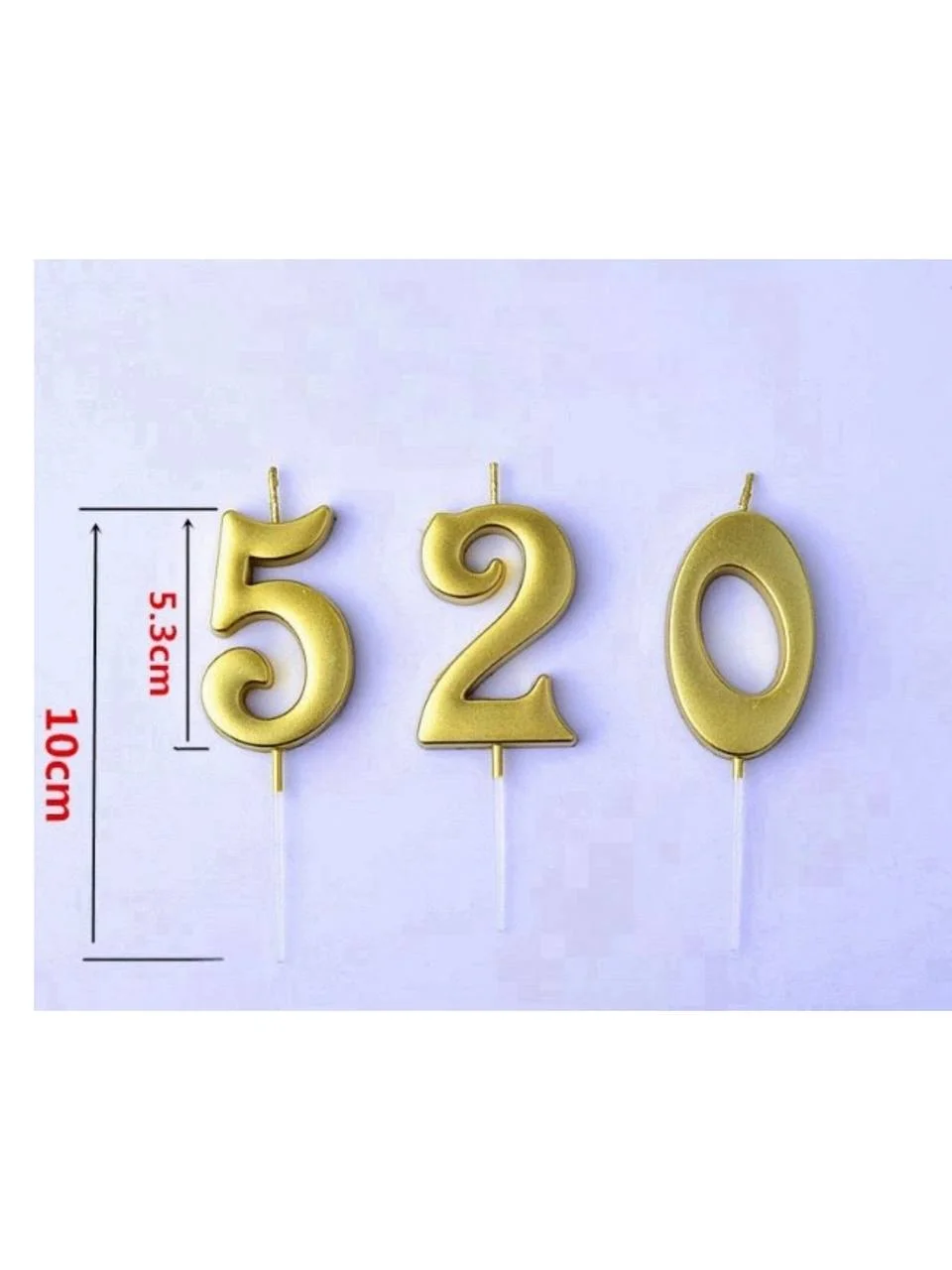 Свечи для торта / свечи цифры 0,1,2,3,4,5,6,7,8,9 оформление торта