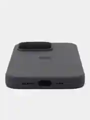 Серый чехол iPhone, Айфон 11, 13, 14, 15, Про Макс, Pro Max, силиконовый Silicone Case