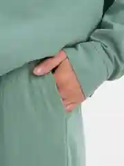 Бирюзовый домашний костюм женский льняной, пижама
