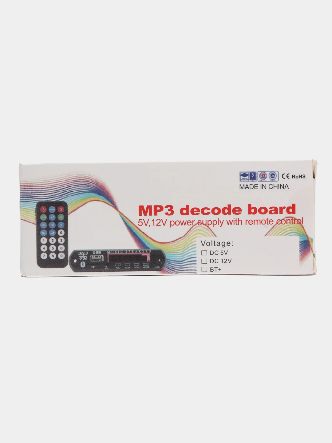 Bluetooth модуль Q10, FM, USB, AUX, пульт ДУ