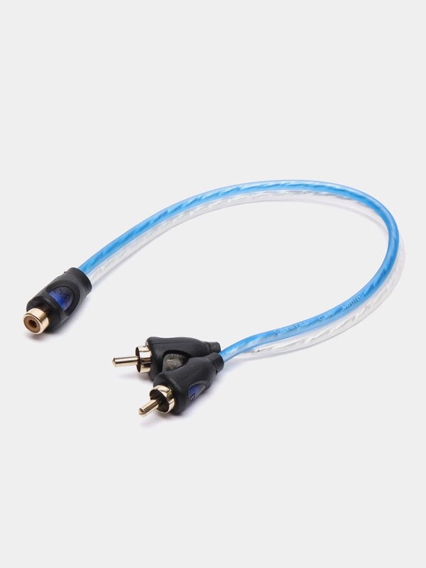 RCA кабель CrystalCarAudio 1F-2M 1МАМА-2ПАПА игрек