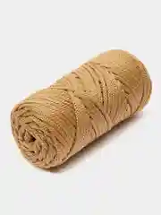 Шнур бельевой 4 мм, 50 м, цвет горчица
