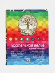 Постельное белье 1,5 сп/ 2 спальное/ евро/ семейный Бязь ГОСТ ivSuBelIa "Геометрия", 70х70