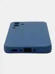 Синий чехол для Samsung Galaxy A35 (Самсунг Гэлакси А35), силиконовый