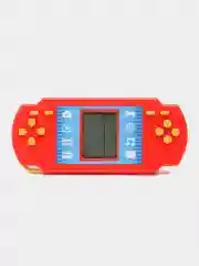 Красный тетрис, в виде игровой консоли, знаменитая игра, тетрис классический