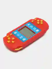 Красный тетрис, в виде игровой консоли, знаменитая игра, тетрис классический