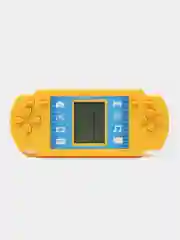 Желтый тетрис, в виде игровой консоли, знаменитая игра, тетрис классический
