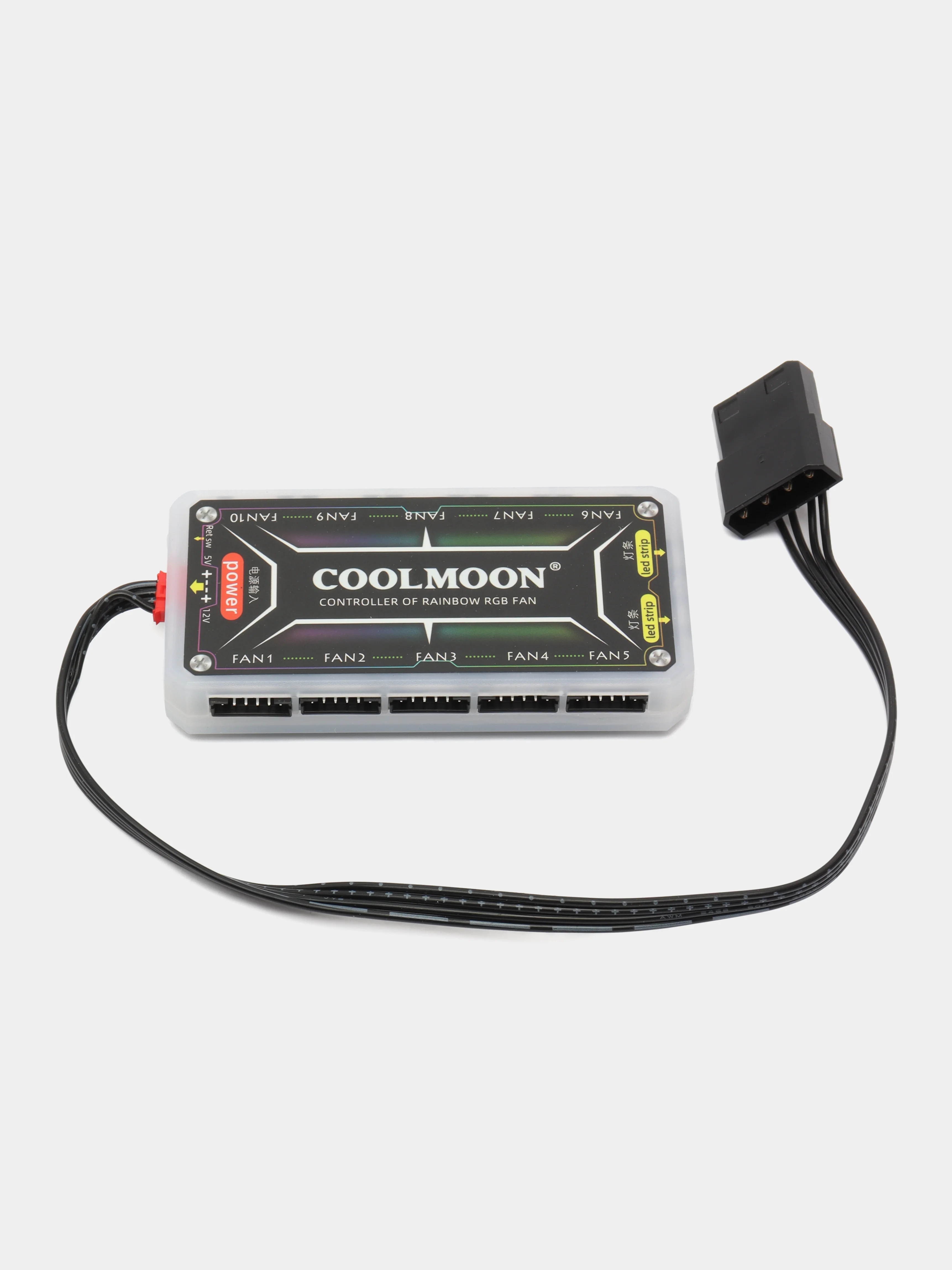 Контроллер хаб COOLMOON CM-HUB1 с RGB подсветкой