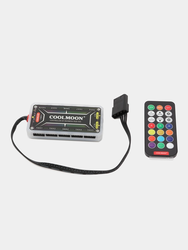 Контроллер хаб COOLMOON CM-HUB1 с RGB подсветкой
