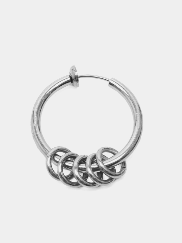 Серьга обманка, серьги конго