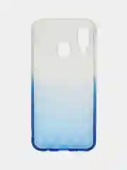 Синий цветной чехол со стразами для Samsung J2 core/ A10 / M10 / A40 / Honor Play