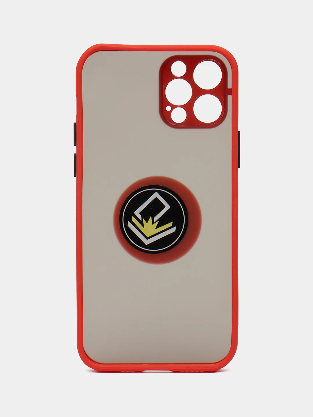 Красный чехол с кольцом для iPhone 12 Pro / 12 Pro Max / 13