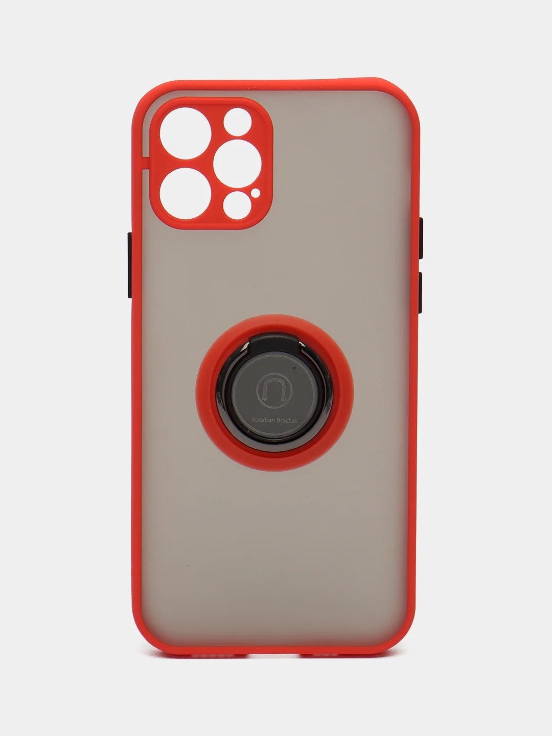 Красный чехол с кольцом для iPhone 12 Pro / 12 Pro Max / 13