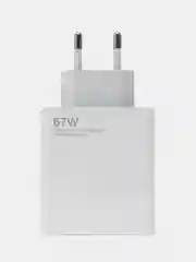Сетевое зарядное устройство USB для Xiaomi Turbo Charger (67W, QC3.0) Белый