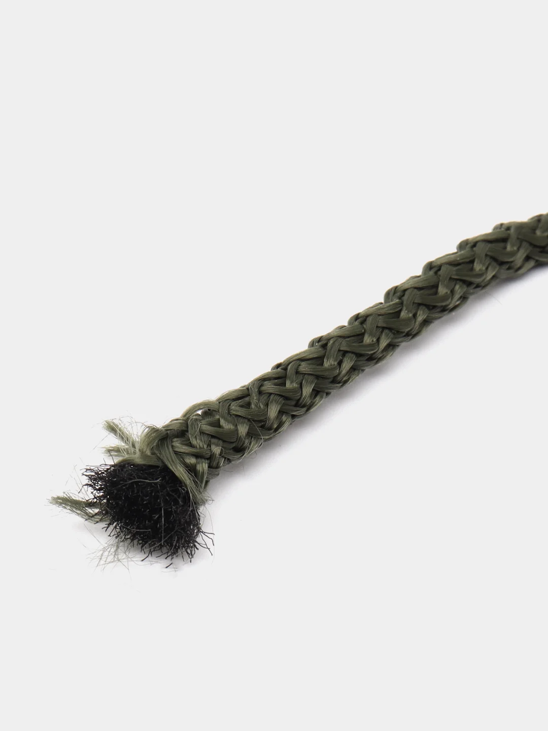 Шнур с сердечником 4 мм, 20 м, цвет хаки