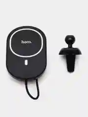 Автомобильный держатель Hoco CA90 (MagSafe 15W, в дефлектор) Черный