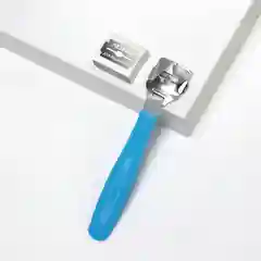 Лазурный станок для педикюра, со сменными лезвиями, 14 см, PVC - чехол