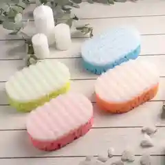 Губка для тела массажная Удовольствие, 10,5 х 6 х 16,5 см