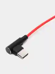 Красный наушники проводные с разъмом Type-C