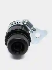 Соединитель шланга с хомутом 1/2" для подключения с безрезьбовым краном и полива