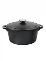 Кастрюля чугун, 3,8 л, d23х10 см, чугун крышка, нерж ручка