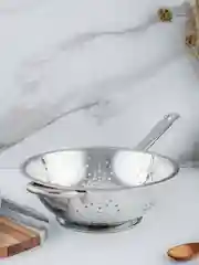 Дуршлаг с ручкой на ножке, нержавеющая сталь, 24 см