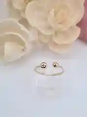 Бронзовый кольцо женское  с камнем, бижутерия