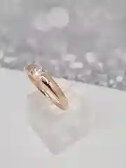 Медный кольцо обручальное с камнем, двойное, с восьмеркой