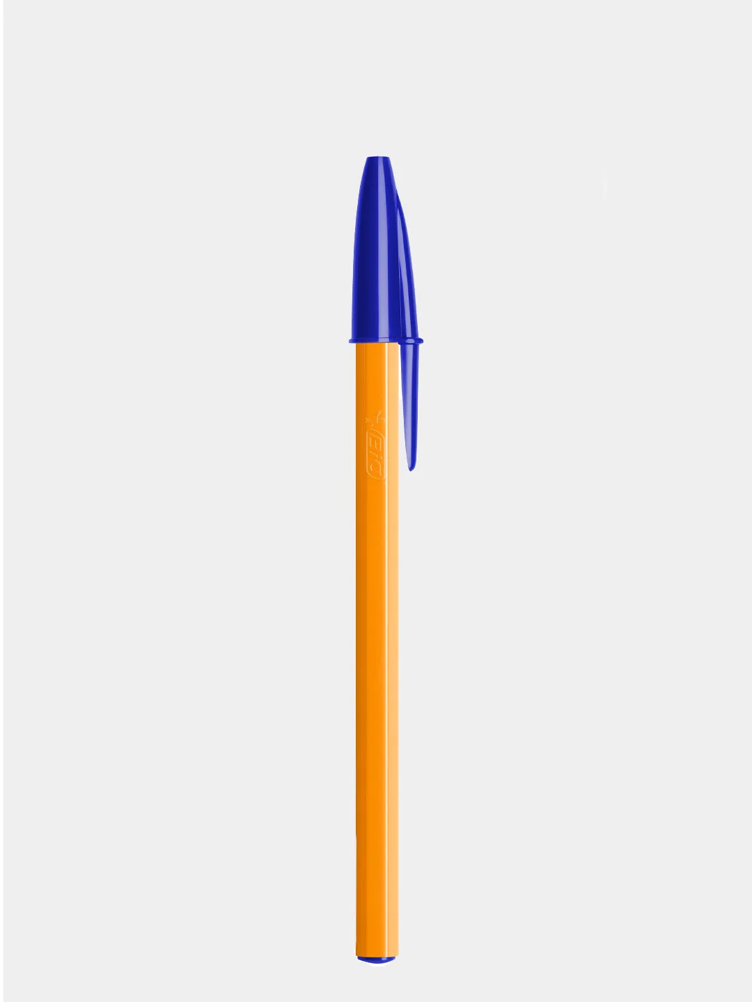 Ручка шариковая, синяя, тонкое письмо, BIC Orange Fine, уп. 8 шт