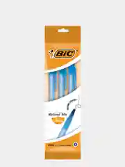 Ручка шариковая, синяя, среднее письмо, BIC Round Stic Classic, уп. 3 шт
