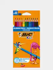 Разноцветные карандаши BIC Kids Tropicolors, уп. 12 шт