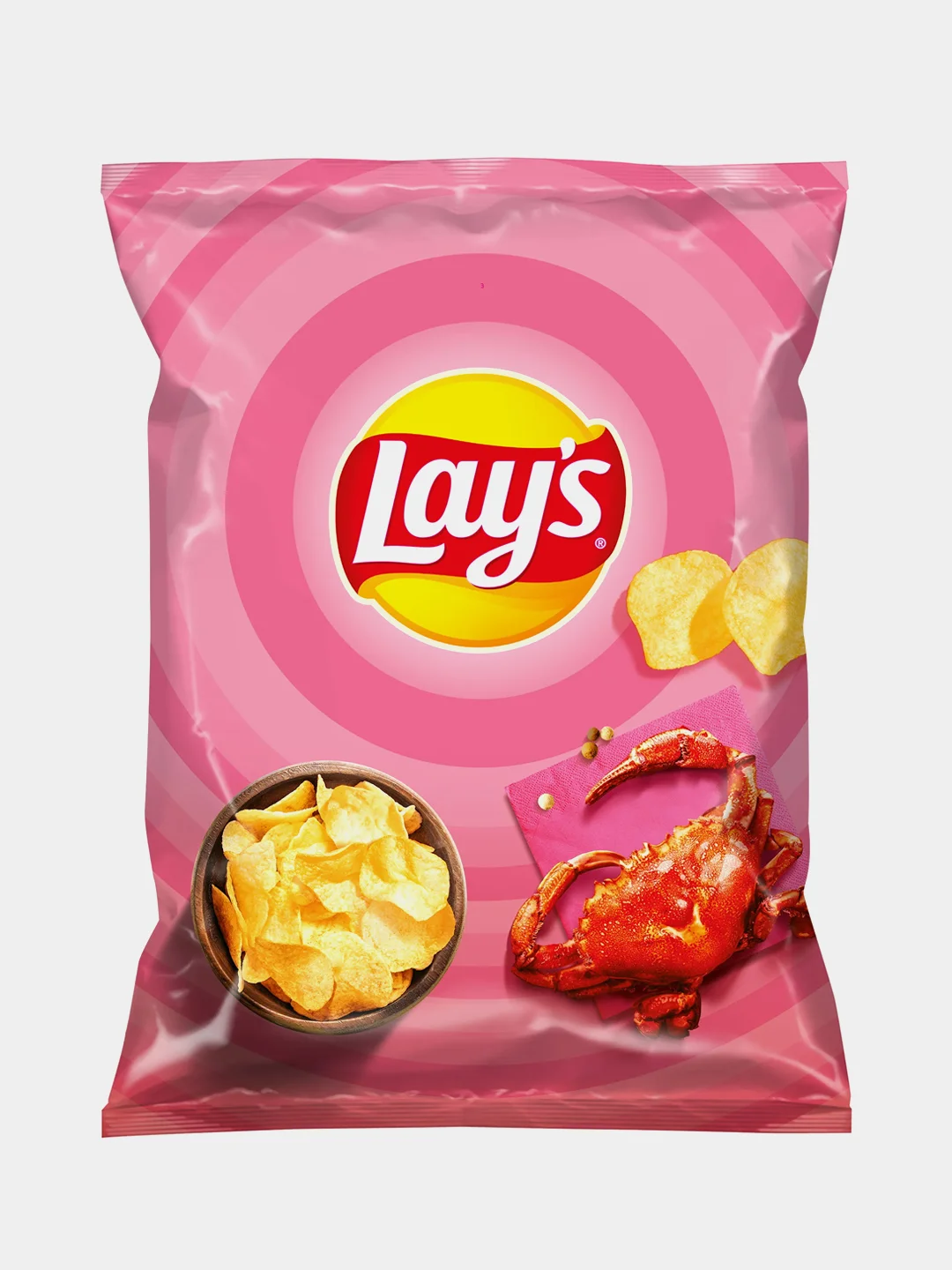 Картофельные чипсы Lays, со вкусом краба, 70 г