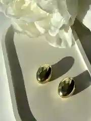 Золотой серьги "Овал" массивные, дутые old money