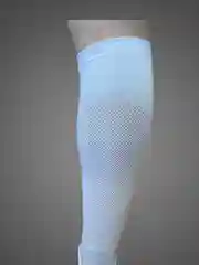 Белый гетры футбольные обрезки без носка