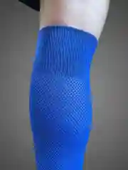 Лазурный гетры футбольные обрезки без носка