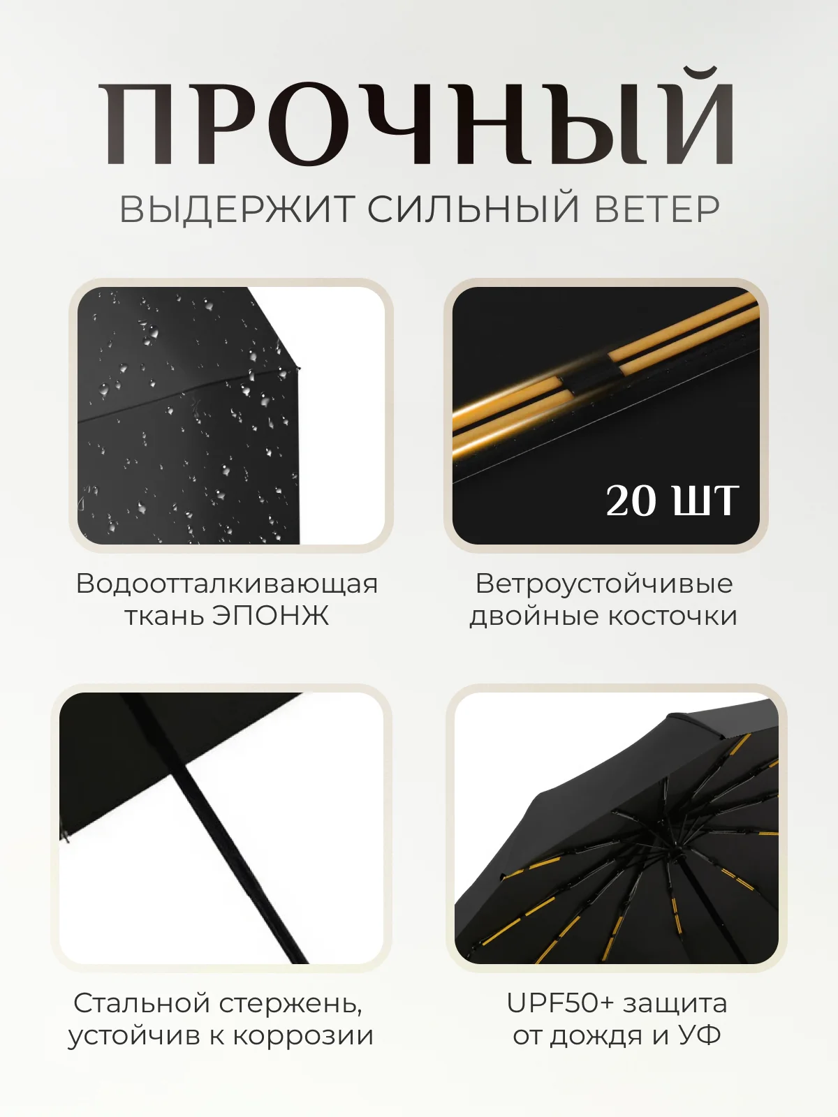 Зонт женский автомат, мужской, складной, антиветер