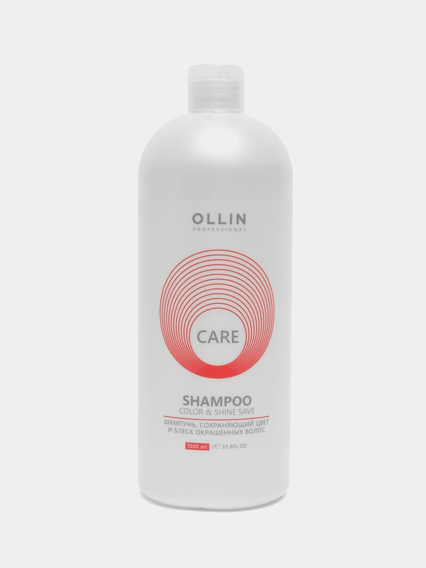 Шампунь для волос сохроняющий цвет и блеск окрашенных волос CARE "OLLIN PROFESSIONAL" 1 л