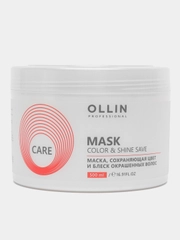 Маска, сохраняющаяя цвет и блеск окрашенных волос CARE "OLLIN PROFESSIONAL" 500 мл